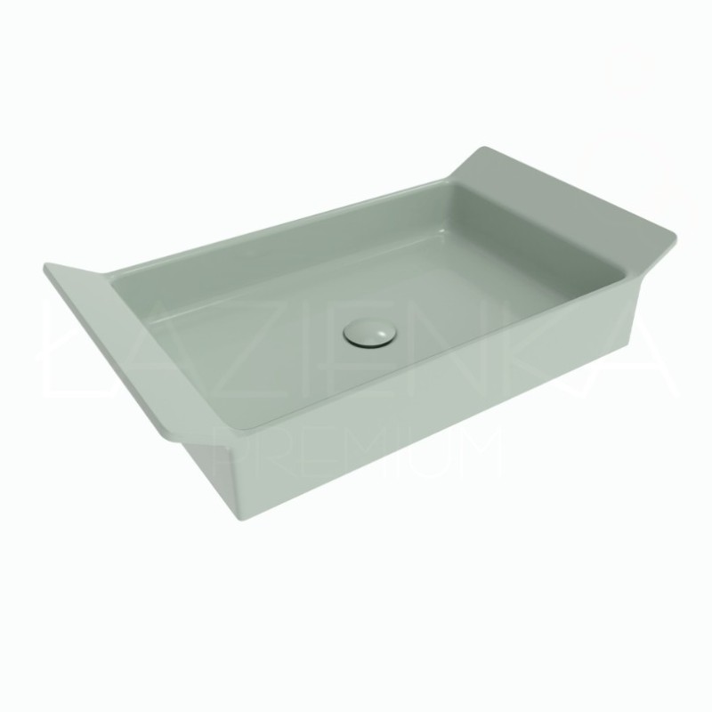 Flaminia BOX 60 countertop washbasin VERDE GIADA BX60AVG