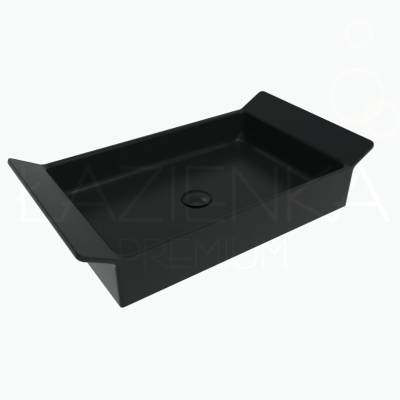Flaminia BOX 60 countertop washbasin carbone BX60ACAR