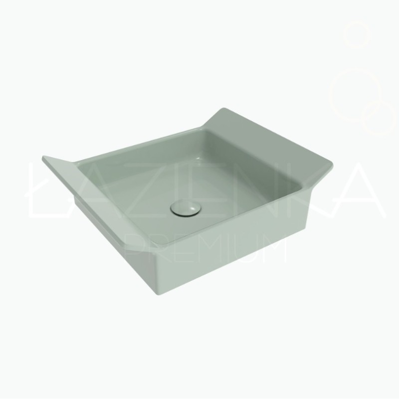 Flaminia BOX 40 countertop washbasin verde giada BX40AVG