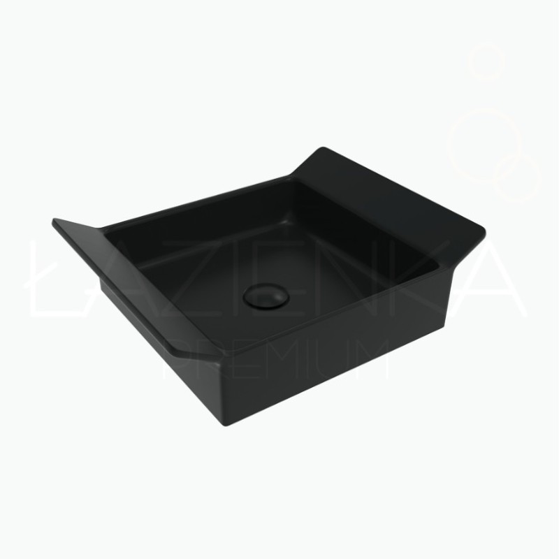Flaminia BOX 40 countertop washbasin carbone BX40ACAR