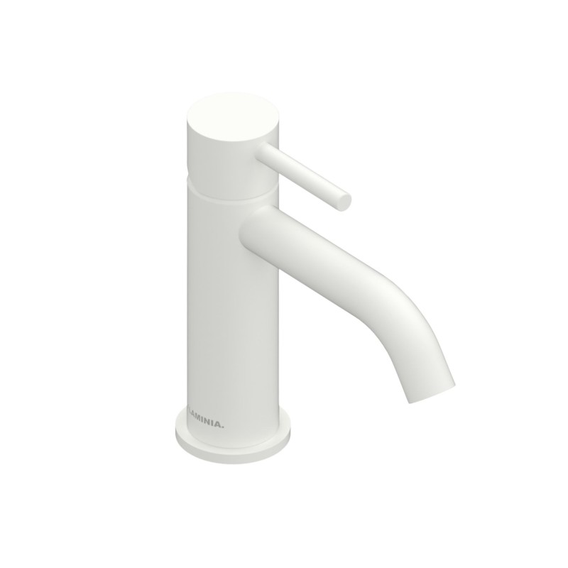 Flaminia Look bateria umywalkowa jednouchwytowa H16 LQ3050 Latte/biały mat