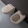 Flaminia App miska wc wisząca GoClean z deską Slim AP118G+QKCW09, argilla mat