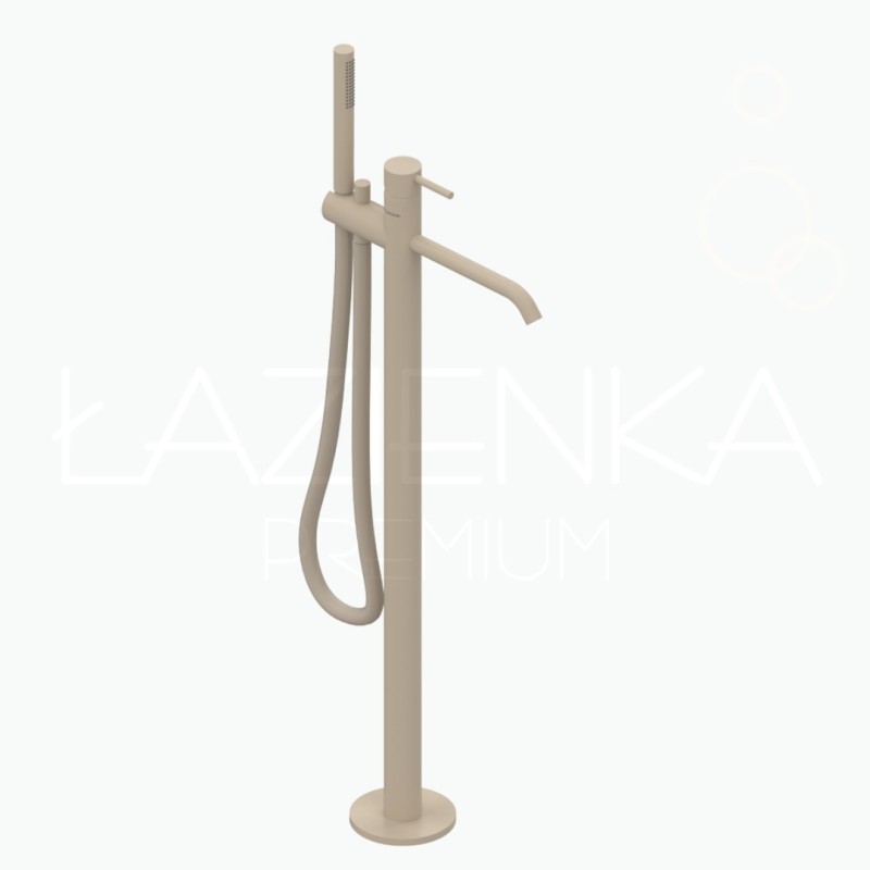 Flaminia LOOK free standing single level shower mixer Q2580 Argilla LQ2580ARG