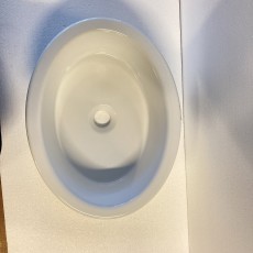 GSG Boing umywalka owalna nablatowa 45cm Wyprzedaż!