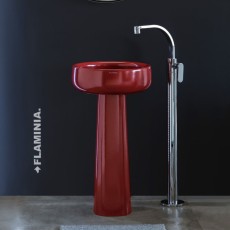 Flaminia Bonola umywalka stojaca na postumecie 46cm, rosso rubens BN46A +BN50C