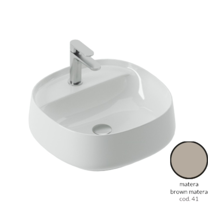 Artceram Whisky 45 umywalka brąz mat WHL001 41:34