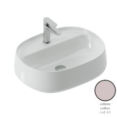 Artceram Whisky 53 umywalka nablatowa  cotton szary WHL003 63:34