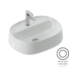 Artceram Whisky 53 umywalka nablatowa biały mat WHL003 05:34