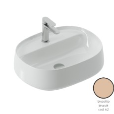 Artceram Whisky 53 umywalka nablatowa biscuit kremowy WHL003 62:34