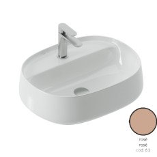 Artceram Whisky 53 countertop washbasin rose WHL003 61:34