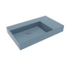 Flaminia AppLight 85 cm  umywalka nablatowa / wisząca niebieska  NUVOLA