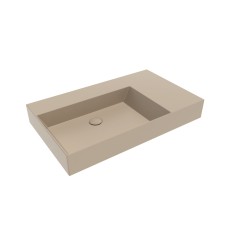 Flaminia AppLight 85 cm  umywalka nablatowa / wisząca beżowa  argilla