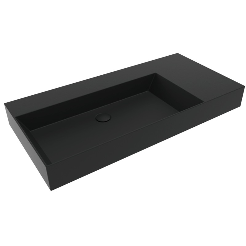 Flaminia AppLight 10551 countertop washbasin/wall hung CARBONE AP10551CAR