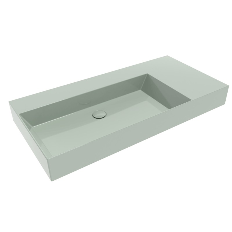 Flaminia AppLight 105 cm  umywalka nablatowa / wisząca  VERDE GIADA AP10551VG