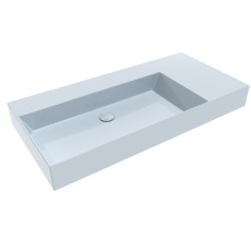 Flaminia AppLight 105 cm  umywalka nablatowa / wisząca niebieski połysk AZZURRO POLVERE AP10551AP