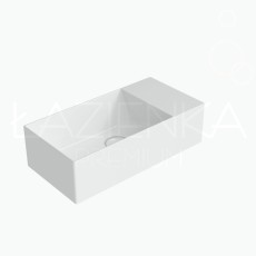 Flaminia AppLight 5025  umywalka nablatowa odwracalna 50x25 cm biała