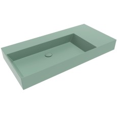 Flaminia AppLight 105 cm umywalka nablatowa / wisząca zielony mat  MENTA AP10551ME
