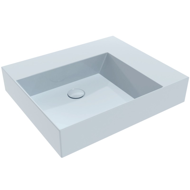 Flaminia AppLight 60 cm  umywalka nablatowa / wisząca niebieski AZZURRO POLVERE AP6051AP