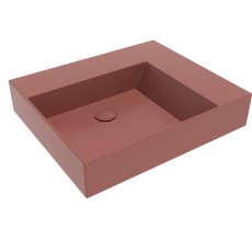 Flaminia AppLight 60 cm umywalka nablatowa / wisząca brązowa matowa  UVA AP6051UV