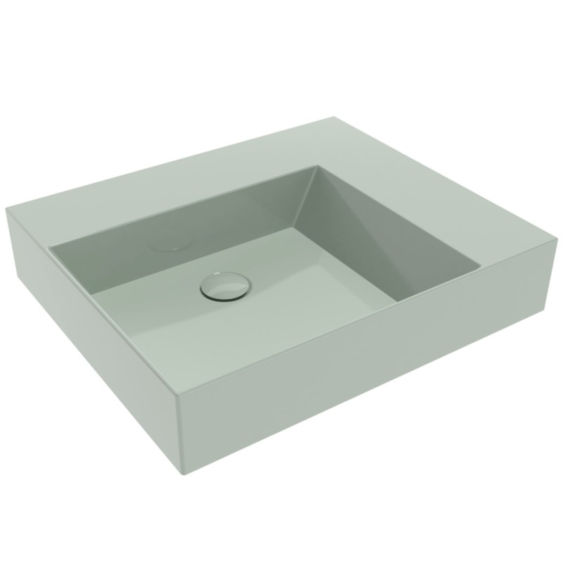 Flaminia AppLight 60 cm umywalka nablatowa / wisząca zielony VERDE GIADA AP6051VG