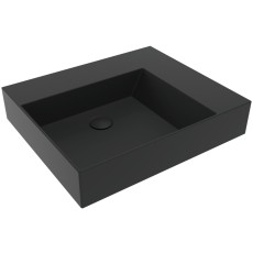 Flaminia AppLight 60cm  umywalka nablatowa / wisząca czarny mat  CARBONE AP6051CAR