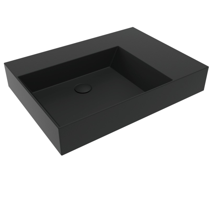 Flaminia AppLight 7051 washbasin countertop / wall hung carbone AP7051CAR