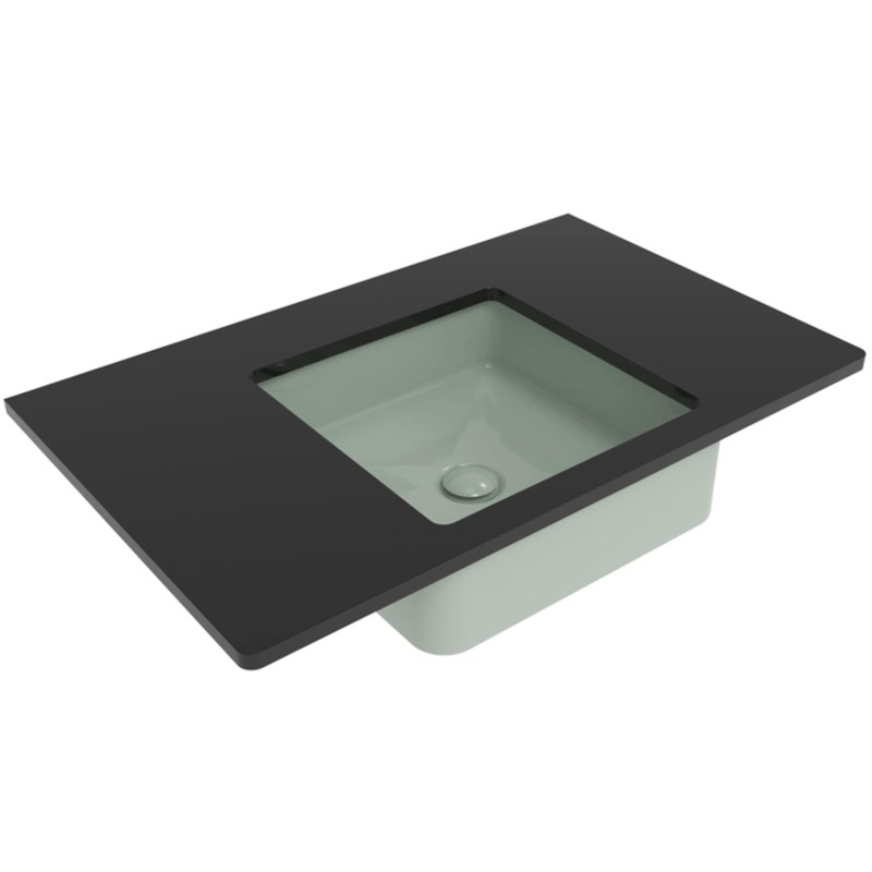 Flaminia Miniwash 40 under-counter washbasin Verde giada MW40SPVG