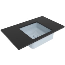 Flaminia Miniwash 48 under-counter washbasin Azurro polvere MW48SP