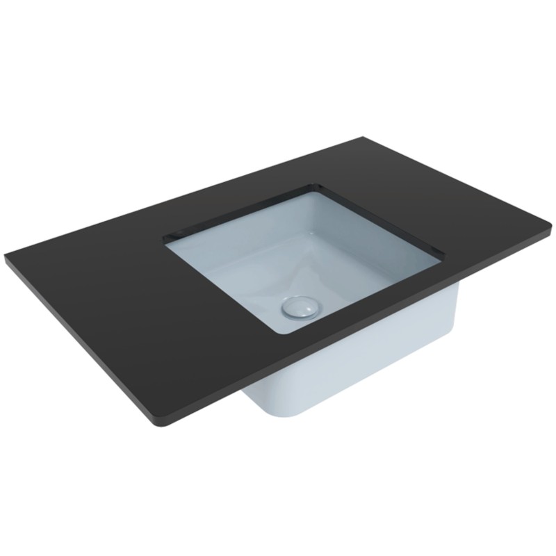 Flaminia Miniwash 48 under-counter washbasin Azurro polvere MW48SP