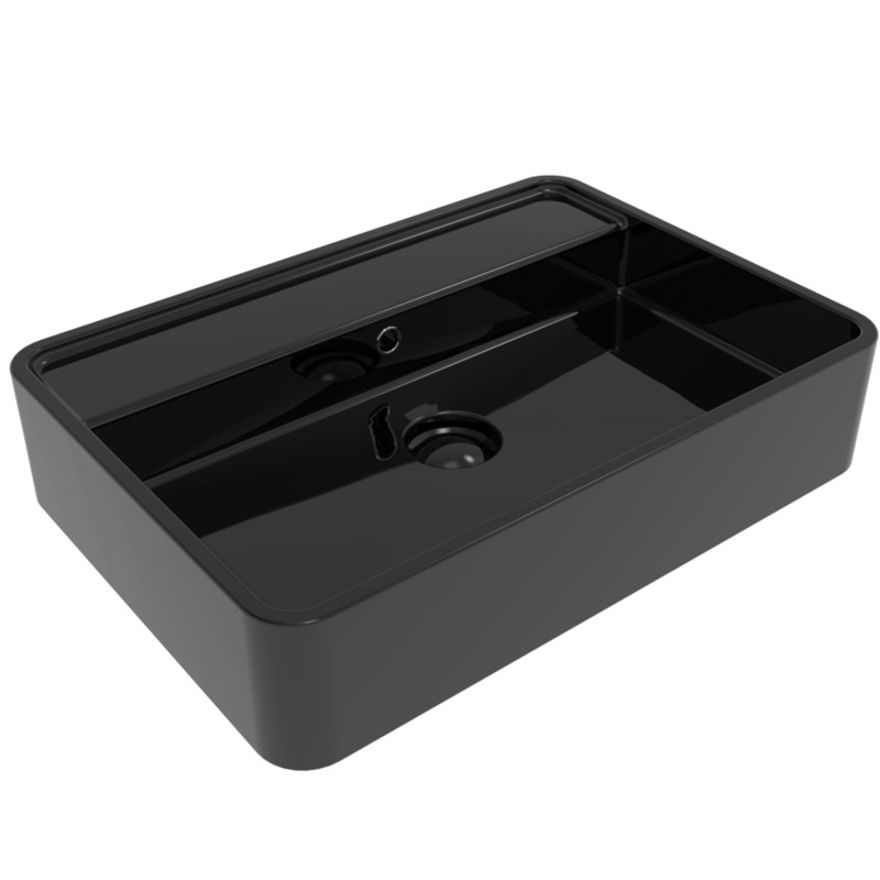 Flaminia Miniwash countertop washbasin 60 black MW60PRNER
