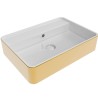 Flaminia Miniwash countertop washbasin 60 gold MW60PROR