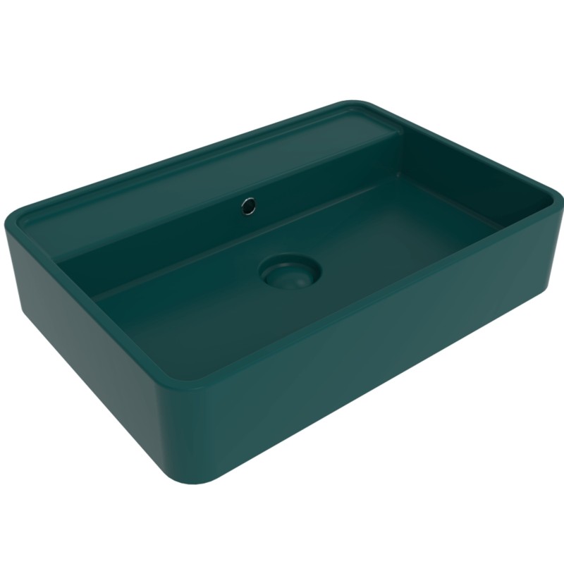 Flaminia Miniwash countertop washbasin 60 Petrolio MW60PRPET