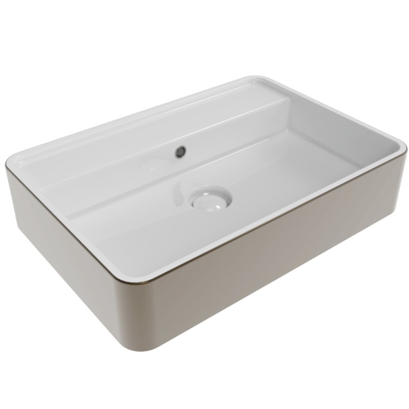 Flaminia Miniwash umywalka nablatowa 60 cm PLATINO MW60PRPLA