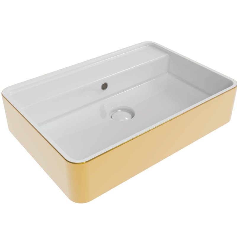 Flaminia Miniwash 60 umywalka nablatowa-wisząca Złoty MW60SOR