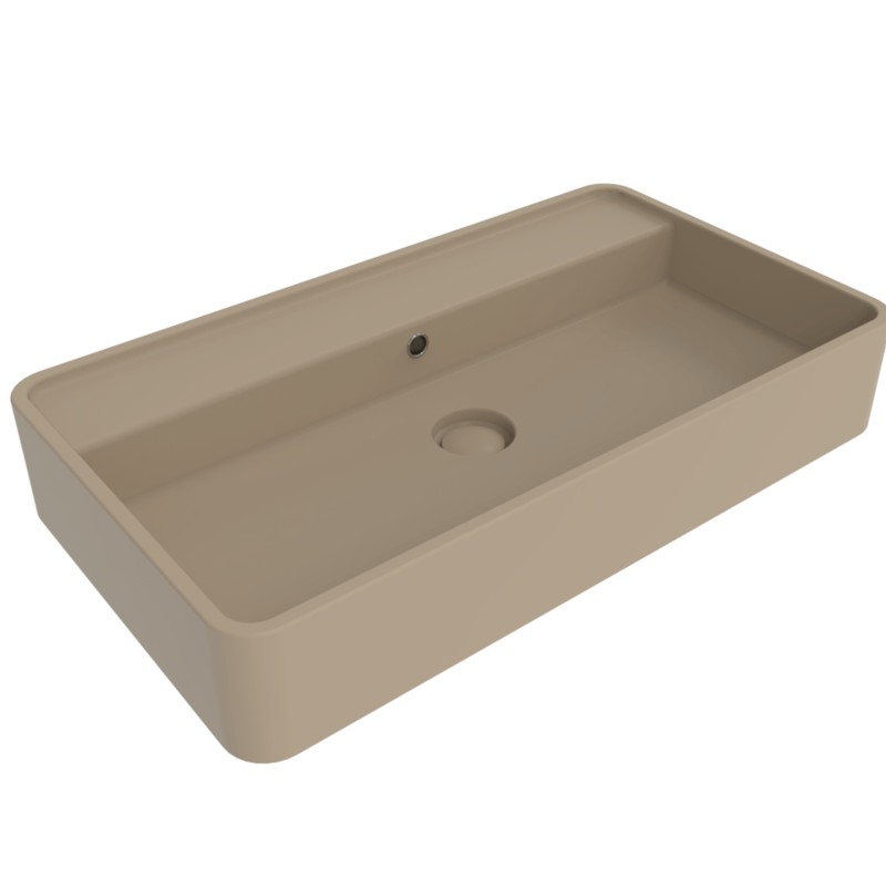 Flaminia Miniwash umywalka nablatowa 75cm Argilla MW75PRARG
