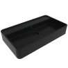Flaminia Miniwash washbasin countertop 75 black matt MW75PRCAR