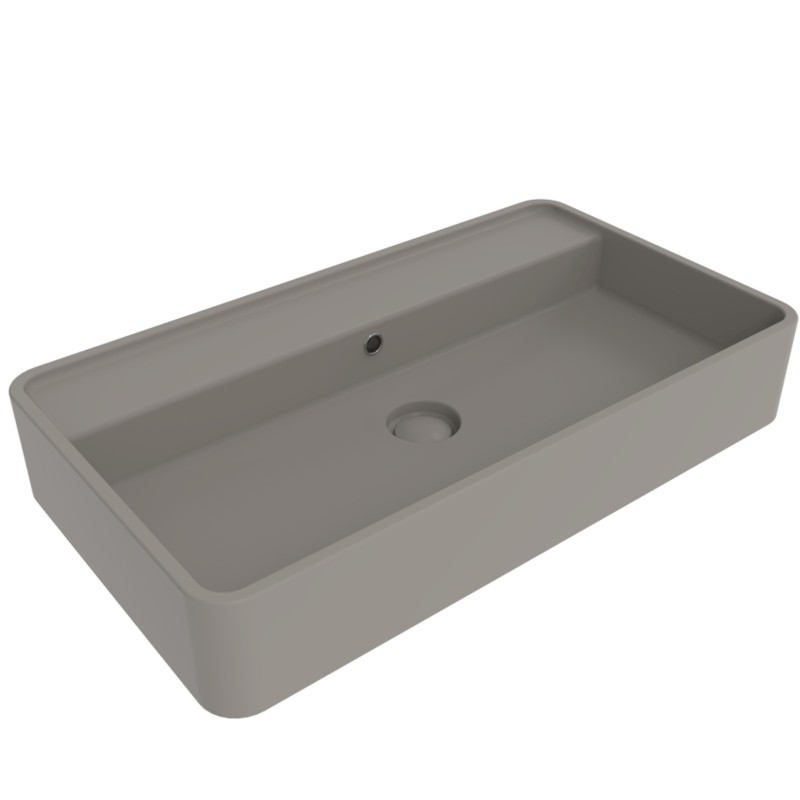 Flaminia Miniwash washbasin countertop 75 cenere MW75PRCEN