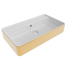 Flaminia Miniwash umywalka nablatowa 75cm złota MW75POR