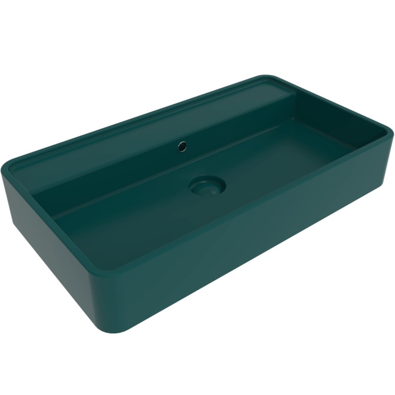 Flaminia Miniwash washbasin countertop 75 petrolio MW75PRPET