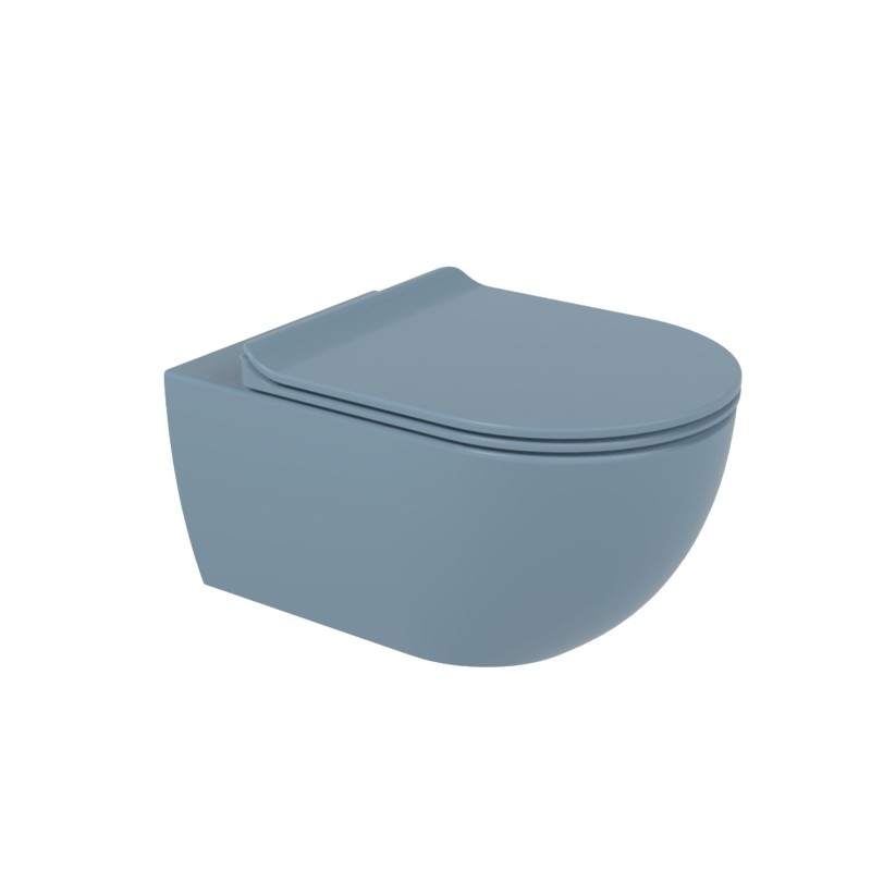 Flaminia App miska wc GoSilent + deska wolnoopadająca (AP118S+APCW10) kolor menta