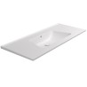 Flaminia Bloom 120 wall-hung/cabinet-mounted console washbasin white matt / Latte / Milky White BM120LLAT