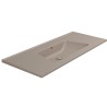 Flaminia Bloom 120 wall-hung/cabinet-mounted console washbasin Argilla BM120LARG