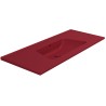 Flaminia Bloom 120 wall-hung/cabinet-mounted console washbasin red / rosso rubens BM120LRRU