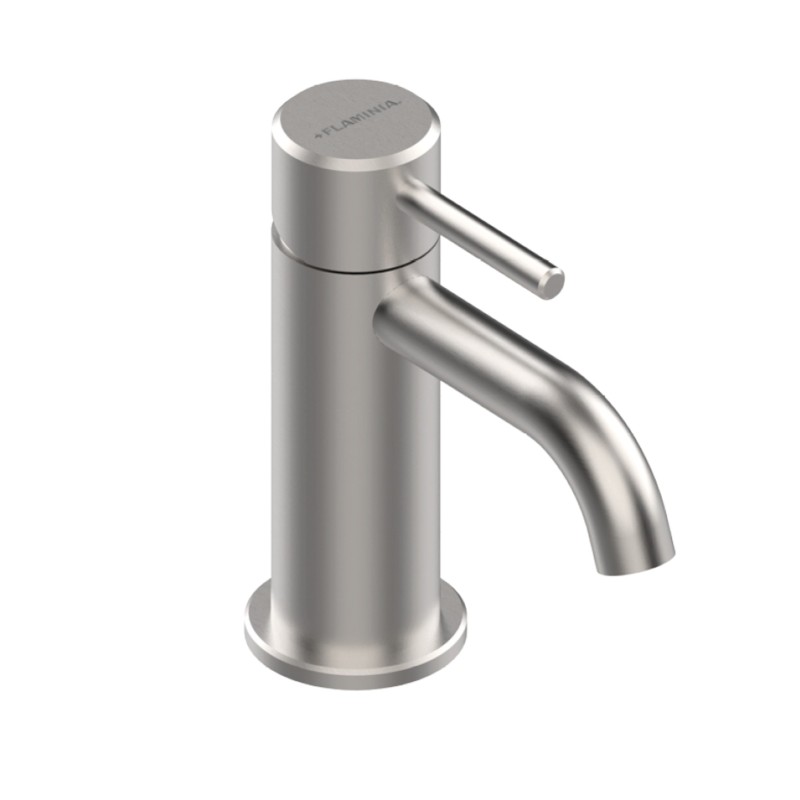 Flaminia Stil bateria umywalkowa 16 cm bez korka stal szczotkowana ST3050ACC