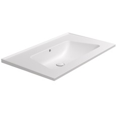 Flaminia Bloom 85 wall-hung/cabinet-mounted console washbasin white matt / Latte / Milky White BM85LLAT