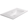 Flaminia Bloom 85 wall-hung/cabinet-mounted console washbasin white matt / Latte / Milky White BM85LLAT