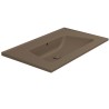 Flaminia Bloom 85 wall-hung/cabinet-mounted console washbasin fango BM85LFAN