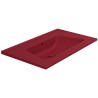 Flaminia Bloom 85 wall-hung/cabinet-mounted console washbasin red / rosso rubens BM85LRRU
