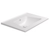 Flaminia Bloom 70 wall-hung/cabinet-mounted console washbasin white matt / Latte / Milky White BM70LLAT