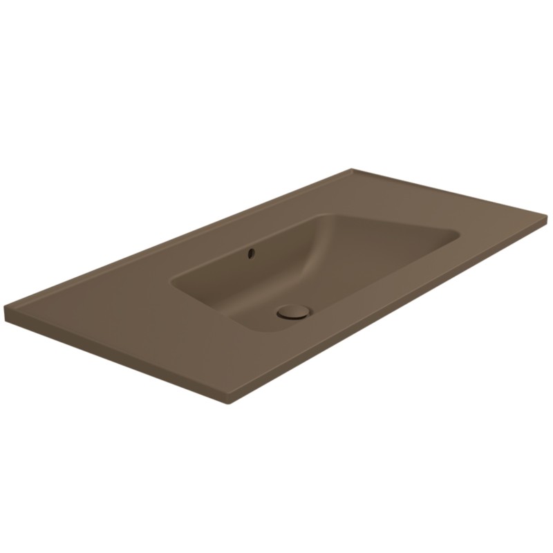 Flaminia Bloom 105 wall hung consolle fango BM105LFAN